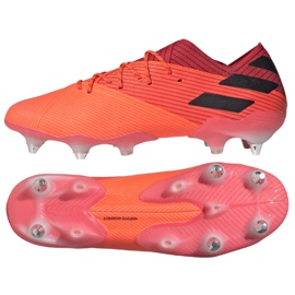 Adidas Nemeziz 19.1 Sg M EH0562 fodboldstøvler flerfarvet orange