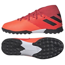 Adidas Nemeziz 19.3 Tf Jr EH0499 fodboldstøvler flerfarvet orange