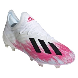 Adidas X 19.1 Fg M EG7125 fodboldstøvler flerfarvet hvid