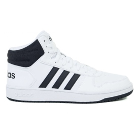 Adidas Hoops 2.0 Mid M BB7208 sko flerfarvet hvid