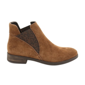 Gamis Ruskind slip-on ankelstøvler 4036 brun