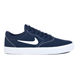 Nike Sb Charge Cnvs M CD6279-402 sko hvid marine blå