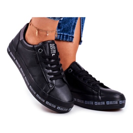 Kvinders sneakers Big Star Black Snake GG274193 sort