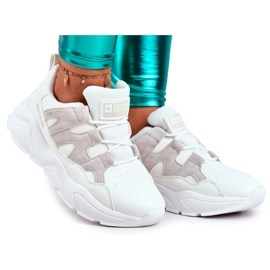 Sportssko til kvinder Big Star White GG274635 hvid