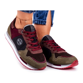 Youth Sports Big Star Grey og Claret GG274459 rød grå