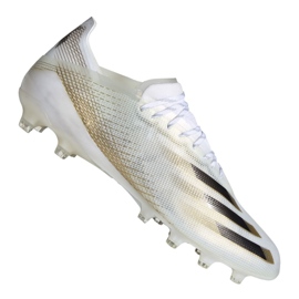 Adidas X Ghosted.1 Ag M EG8154 fodboldstøvler sort, hvid, guld hvid