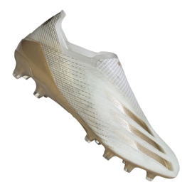 Adidas X Ghosted + Ag M FW9562 fodboldstøvler sort, hvid, guld hvid