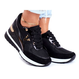 Vinceza Sportssko til kvinder Sneakers Sort 21-10574