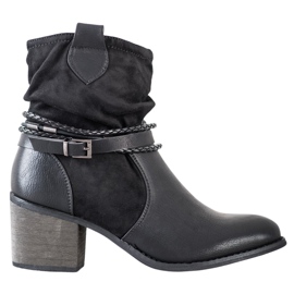 Goodin Cowgirls med dekorative striber sort