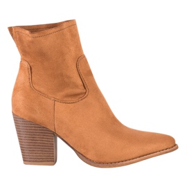 Erynn Høje cowboystøvler brun
