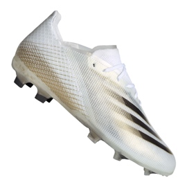 Adidas X Ghosted.1 Fg Jr EG8181 fodboldstøvler sort, hvid, guld hvid