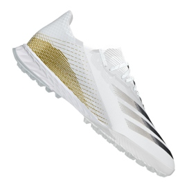 Adidas X Ghosted.1 Tf M EG8173 fodboldstøvler sort, hvid, guld hvid