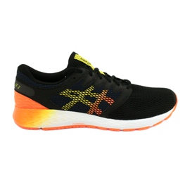 Løbesko Asics RoadHawk Ff 2 M 1011A136-005 sort marine blå orange gul