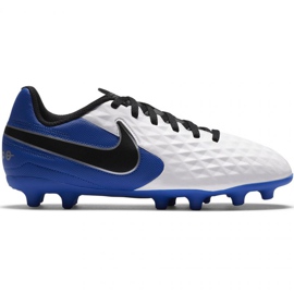 Nike Tiempo Legend 8 Club FG / MG Jr AT5881 104 fodboldsko flerfarvet hvid