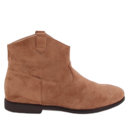 Flade beige cowboystøvler TX-1876