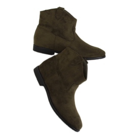 Grønne flade cowboystøvler TX-1876 Grøn