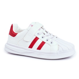 Big Star Sportsbørns store stjerne med velcrohvid GG374020 rød