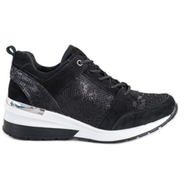 Filippo Sort læder sneakers