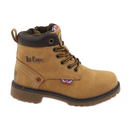 Lee Cooper KID CAMEL Trappers bundet med lynlås gul