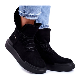 Kvinders snestøvler Big Star Black GG274990 sort
