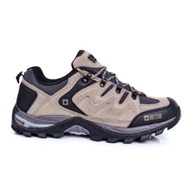 Mænds Trekking Sko Big Star Outdoor GG174281 beige sort grå