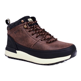 Mænds Trekking Sko Big Star Outdoor Brown GG174562 brun sort