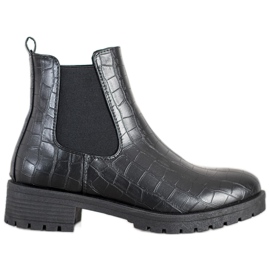 Bella Paris Slip-on Chelsea støvler sort