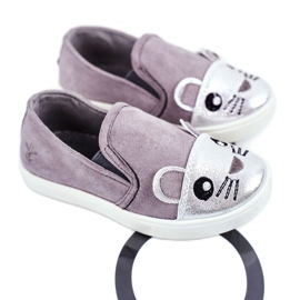 PH1 Grey Candys Grey Slip-on børnesneakers grå