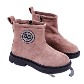 Apawwa Børns varme støvler Beige Alvin