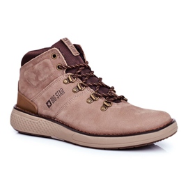 Herre Trekker støvler i læder Big Star Brown GG174492 brun