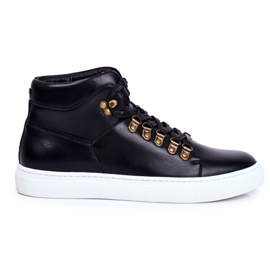 Herre læder sneakers GOE sort GG1N3009