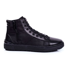 Herre læder sneakers GOE sort GG1N3019
