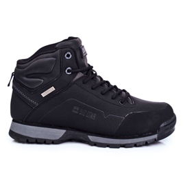 Mænds Trekking Sko Big Star Outdoor Black GG174395 sort