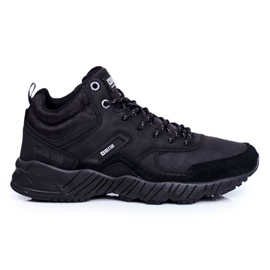 Mænds Trekker Sko Big Star Outdoor Black GG174409 sort