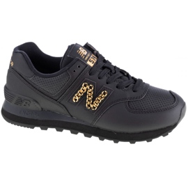 New Balance W WL574HNQ sko sort gylden
