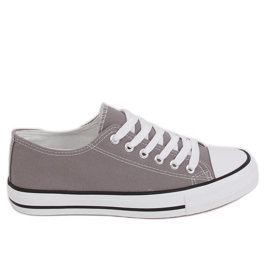 Grå klassiske damesneakers JD05P Grå