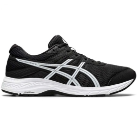 Asics Gel-Contend 6 M 1011A667 003 løbesko hvid sort