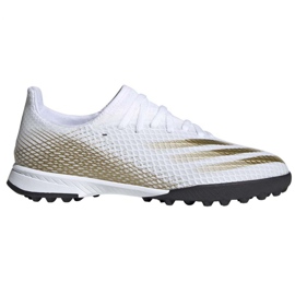 Adidas X GHOSTED.3 Tf Jr EG8214 fodboldstøvler grå grå