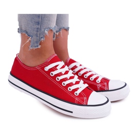 ADY Kvinders sneakers Lavt materiale Rød FreeTime