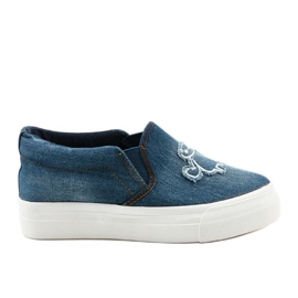 Cherilena sneakers jeans marine blå blå