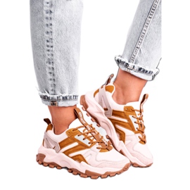 Kvinder Sneakers Big Star Beige GG274664