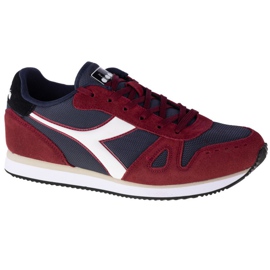 Sko Diadora Simple Run M 101-173745-01-C8913 hvid rød marineblå