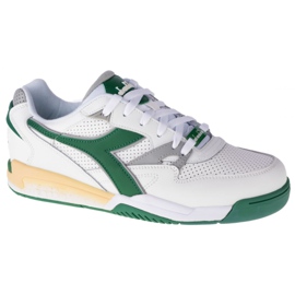 Diadora Rebound Ace M 501-173079-01-C7915 sko hvid grøn
