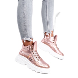 PS1 Kvinders sportssko Warmed Pink Golden Davan lyserød gylden
