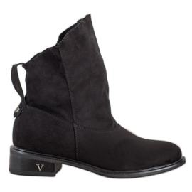 VINCEZA slip-on støvler sort