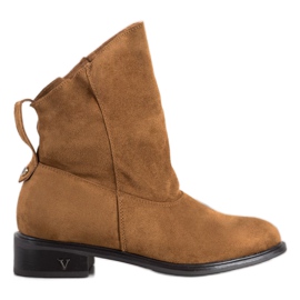 VINCEZA slip-on støvler brun
