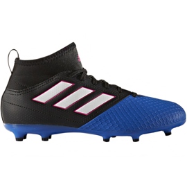 Adidas Ace 17.3 Fg Jr BA9234 fodboldstøvler flerfarvet sort