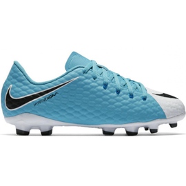 Nike Hypervenom Phelon Iii Fg Jr 852595 104 fodboldstøvler flerfarvet blå