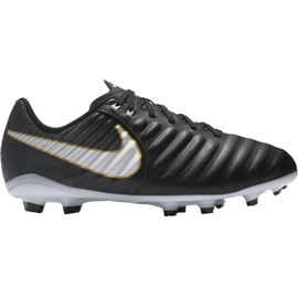 Nike Tiempo Ligera Iv Fg Jr 897725 002 fodboldstøvler sort sort