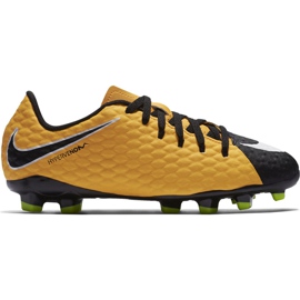 Nike Hypervenom Phalon Iii Fg Jr 852595 801 fodboldsko gul gul